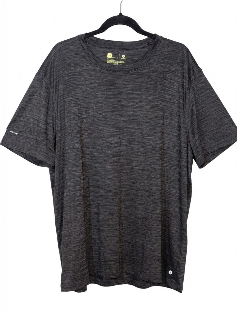 Xersion Mens Charcoal Grey Quick Dri Athletic Tshirt Size XXL Athleisure Top